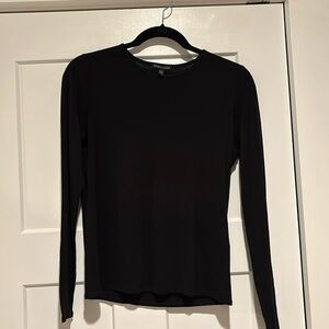 Eileen Fisher silk long sleeve top